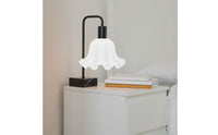 Shatterproof Lily of the Valley Light Shade Pastoral Design Lily Flower Lampshade Creamy Aesthetic Plastic Bell Lamp Cover Easy Assembly for Living Room