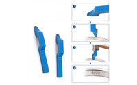 10 Pieces Metal Punch Stamp Steel Number Stamp Set Sturdy Stamping Tool for Jewelry Marking