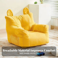 Soft & Comfortable children's Lazy Sofa Supportive Comfort Kids Soft Sofa Seat Breathable Material Toddler Floor Chair Great Gift for Infants, Babies, Toddlers, Photography Prop, Playroom, Relaxing, Reading Nook