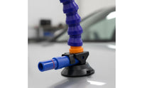 Auto Body Assessment Inspection Mirror Magnified View Suction Base Enlarging Lens 360 Degree Adjustment Auto Repair Tool for Mechanics