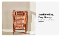 Foldable Adjustable Rocking Chair Space-Saving Recliner Ergonomic Design Leisure Seating Easy Assembly for Seniors, Adults, Office Workers, Living Room, Balcony, Patio, Bedroom