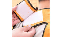 invertedWear Cowhide Weld Coat Unlined Leather Soldering Jacket High Collar Soldering Coat Long Sleeves