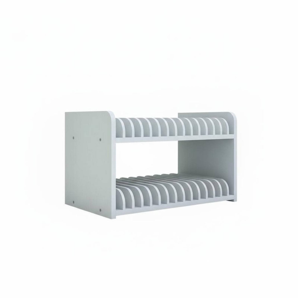 Space-Saving Multi-Grid Phone Storage Box Large Capacity Multi-Slot Phone Storage Rack Multifunctional for Teachers, Employees, Workshop