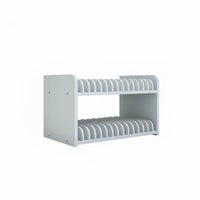 Space-Saving Multi-Grid Phone Storage Box Large Capacity Multi-Slot Phone Storage Rack Multifunctional for Teachers, Employees, Workshop