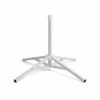4-Leg Cross Umbrella Base Iron Frame 4-Leg Umbrella Base Space-Saving Metal Parasol Stand for Garden, Balcony, Camping