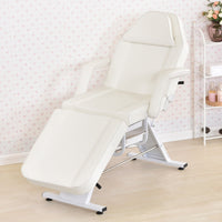 Foldable Beauty Bed Firm-density Foam Padding Portable Permanent Makeup Bed Face Cradle Hole Folding Spa Chair with Adjustable Backrest for Estheticians Lash Technicians Suitable for Professional Salons Spas Healthcare Facilities Home Businesses