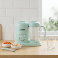 Nourishment for Infants Mixer and Steamer Baby Food Maker Single Step Appliance for Kitchen, Home