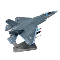 Fighter Jet Model Alloy Model with Stand Detachable Toy for Collectors History Buffs