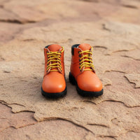1:6 Scale Battle Boots High-Top Style 1:6 Scale Boots Handmade Toy Accessory for Collectors, Hobbyists