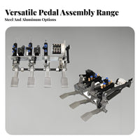 Five-Way Valve Foot Pedal Alloy Construction Tire Changer Foot Pedal Assembly High Strength Garage Equipment