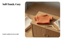 13cm Doll top Color Doll T-Shirt DIY Fun Miniature Short Sleeve Shirt