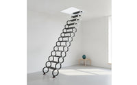 Wireless Control Retractable Attic Stairs Pull down Electric Attic Ladder Indoor Retractable Loft Stairs Sturdy for Homeowners