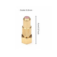 Rust and High Pressure Spray Nozzle Easy Installation High-Pressure Atomizing Nozzle for Farmers, Farming