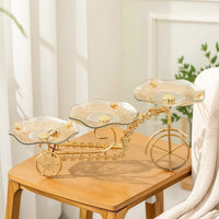 Pedal Fruit Stand European-Style Dessert Display Stand Decorative for Hosts