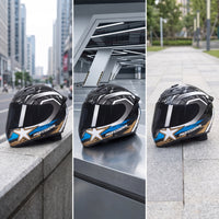 Full-Coverage Headgear | DOT Certified, Aerodynamic with Visor, for Street Riding