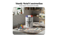 Industrial Aesthetic Oil Barrel Seat Retro Design Accent Stool Multi-Functional Household Furniture Space-Saving for Cafe Owners, Apartment Dwellers, Homeowners, Bar, Living Room, Bedroom, Entryway