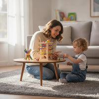 Wooden Game with Sticks Fine-Motor Developmental Toy for Preschoolers