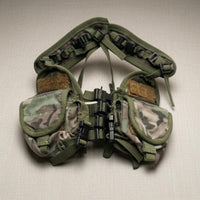 Field Chest Rig Accessory Black Buckles Chest Rig Vest Front-Laced