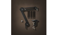 Mic Stand Arm with Desk Mount Clamp Foldable Mic Stand Arm Stable for Podcasters, Participants, Livestreaming