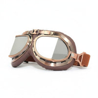 Retro Motorcycle Goggles Windproof Vintage Motorcycle Goggles Sandproof Particles Proof for Cyclists, Unpaved Driving