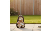 Solar Hedgehog Statue Outdoor Decoration Hedgehog Solar Light for Yard, Lawn