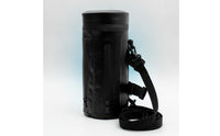 Structured Cylindrical Handlebar Bag Compact Bike Handlebar Bag Weatherproof Front Pouch Long-Lasting for Cyclists, Commuters