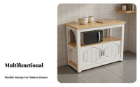 Microwave Stand with Storage Multifunctional Standing Kitchen Storage Cabinet Spacious Countertop Microwave Oven Stand for Homeowners, Dining Room