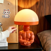 Sculptural Torso Lamp Ambient Fungus-Shaped Lamp Cute Fungus-Shaped Night Light Cozy for Desk