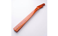 Electric Guitar Neck Replacement Neck Glossy Maple Fingerboard Necks 9.5 Inch Curvature for Guitarists