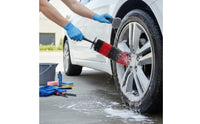 9 Pieces Soft Bristle Car Wash Brush Kit Different Shapes Car Detailing Brush Set Compact for Home Garage