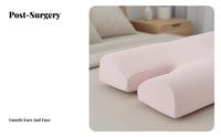 Pressure Relief Design Beauty Sleep Pillow Ergonomic Shape Side Sleeper Face Pillow Breathable for Adults, Back Sleepers, Bedroom, Home