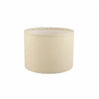 Cylindrical Linen Lampshade Creates Warm Atmosphere Textile Drum Lampshade