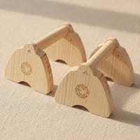 Wood Pushup Bars Wooden Wood Pushup Bars Compact Handles for Fitness Enthusiasts