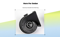 12V waterproof car horn universal