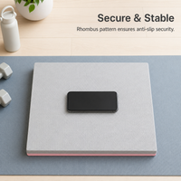 Portable Balance Pad, Thickened TPE Wobble Cushion for Stability Training, Non-Slip Gym Mat for Home Gym Exercise
