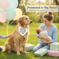 Pet Bandana Scarf for Dogs and Cats, Customizable Triangle Bib