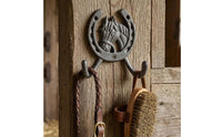 Curved Wall HookDecorative Cast Iron Wall Hook Fixture for Entryway, Hallway