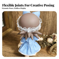 2 Pieces BJD Doll Dress Set Large rosette Design Doll Clothing Set Lace Trim BJD Princess Dress