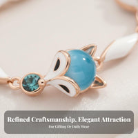 Chatoyant Stone Bracelet Colorful Charms Wild Animal Charm Bracelet