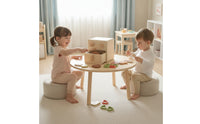 Educational Toy Air Fryer Long-Lasting Pretend Air Fryer Imaginative Wooden Play Food Set Minimalist for Children, Toddlers, Playroom, Nursery