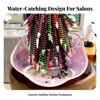 Hair Coloring Neck Tray Prevents Dripping Hair Perming Neck Tray Leak-Resistant Shoulder Support Hairdressing Tool for Barbers, Beauty School