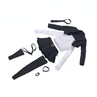 1/6 Suit Skirt Set Detailed Tailoring Doll Suit Outfit Cloth Material