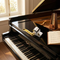 Cylindrical Housing Piano Slow-Fall Damper Curved Lever Arm Piano Soft Close Device Rectangular Base Music Hardware Metal