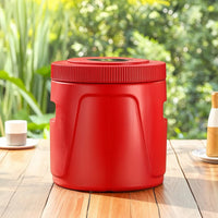 Insulated Bucket with Stainless Stainless Steel Insert Heavy Duty Thermal Container with Screw on Lid Portable Thermal Bucket for Caterers, Catering