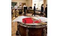 Woven Drum Strap Red Adjustable Drum Securely Fastened Strap Fit
