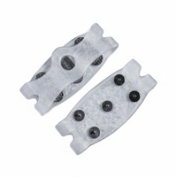 Non-Slip Ice Cleats, Paw Shoe Grips, Anti-Slip, Black