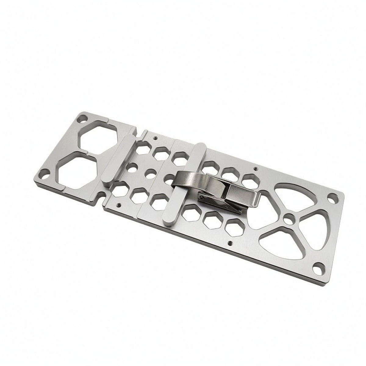Repeatable Cuts Track Saw Guide Plate Perforated Right-Angle Cutting Guide Metal Track Saw System Angled