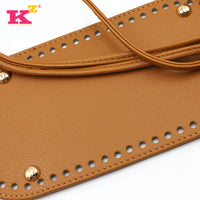 New Handmade Crochet Bag Bottom, Strap, Handle, Drawstring Set with Hardware, DIY Weaving Material Kit, 25*12