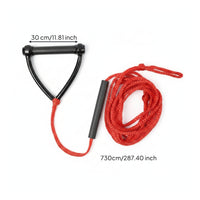 24 Ft Water Ski Tow Rope Looped End Single-Handled Tow Rope Grip-Style Towline Towing