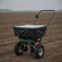 Waterproof Broadcast Spreader Cover with Transparent Window Rectangular Hopper Cover with Clear Window Moisture-Proof Weather-Resistant for Homeowners, Gardeners, Lawn Care, Yard Work, Garden Maintenance